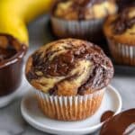Nutella Banana Swirl Muffins Recipe