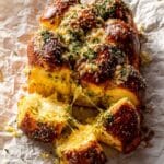 Easy Pull Apart Garlic Butter Challah Bread Recipe