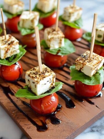 Caprese Appetizers on Mini Skewers Recipe