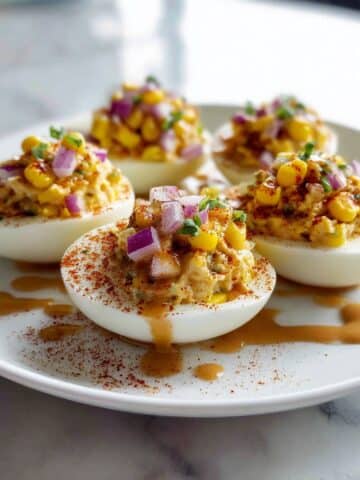 Elote Deviled Eggs: 12 Fiesta Delights Recipe