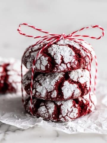 Red Velvet Crinkle Cookies Recipe