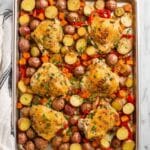 Sheet Pan Lemon Herb Chicken with Roasted Vegetables Recipe