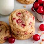 Cherry Almond Cookies {No Chill} Recipe