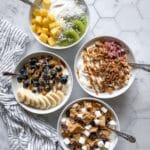 Greek Yogurt Bowls - 4 Ways Recipe