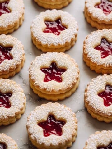 Raspberry Filled Linzer Cookies Recipe