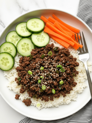Korean Beef Bowl Recipe