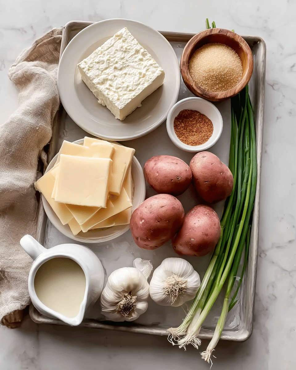 Garlic Red Skin Mashed Potatoes with Cajun Seasoning Recipe