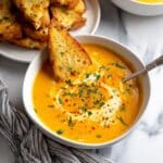 Instant Pot Curried Carrot Soup Recipe
