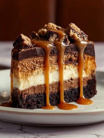 Decadent Caramel Brownie Cheesecake Recipe