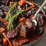 Slow-Cooked Minute Steak with Dried Fruit and Spiced Carrots Recipe