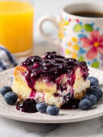 Blueberry Cream Cheese French Toast Casserole Recipe