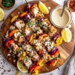 Baked Greek Chicken Skewers Recipe