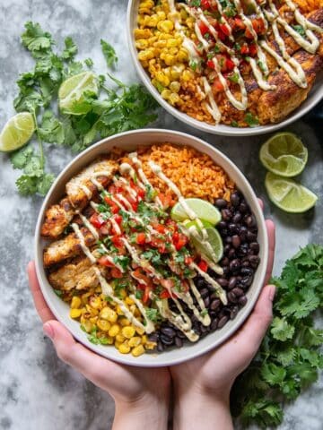 Healthy Chicken Fajita Bowls Recipe