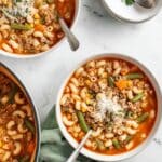Hearty Hamburger Soup with Pasta and Vegetables Recipe
