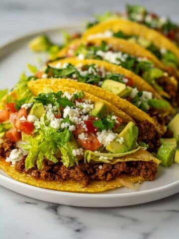 Ground Beef Baked Tacos Recipe