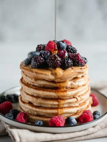 Cottage Cheese Banana Oatmeal Protein Pancakes Recipe