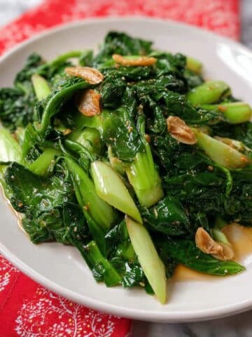Gai Lan Oyster Sauce Stir-Fry (Chinese Broccoli) Recipe