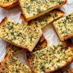 Garlic Lover's Garlic Bread with Parmesan Cheese & Fresh Herbs Recipe