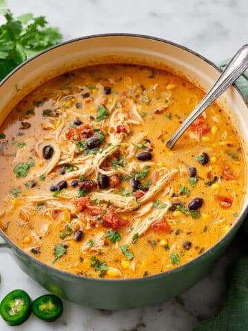 Creamy Chicken Enchilada Soup Recipe