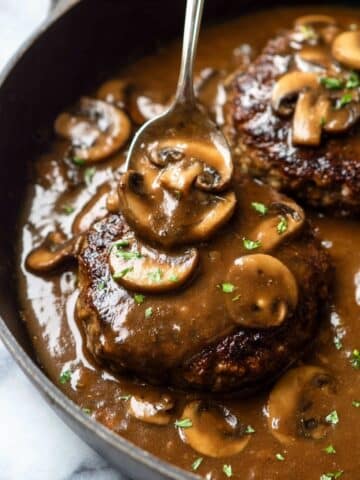 Salisbury Steak with Mushroom Gravy Recipe