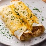 Creamy White Chicken Enchiladas Recipe