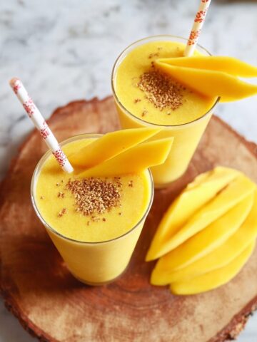 Coconut Mango Lassi Recipe