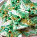 Leprechaun Bark Recipe (St. Patrick’s Day Green and Gold Chocolate Treat) Recipe