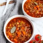 Classic Hamburger Soup Recipe