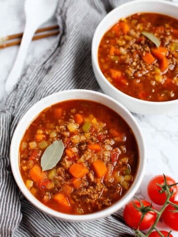 Classic Hamburger Soup Recipe