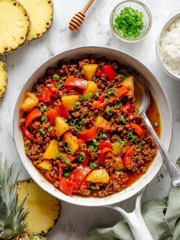 Sweet & Sour Ground Chicken (One-Pan Dinner) Recipe