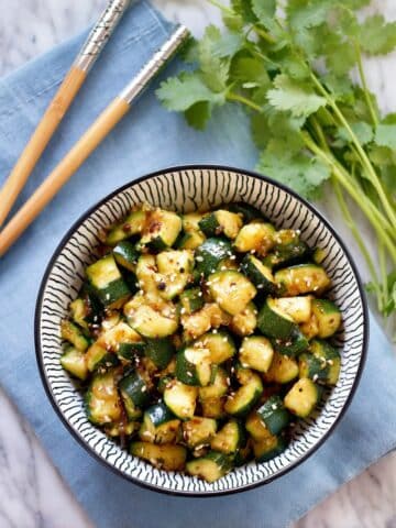 Sesame Ginger Zucchini Recipe