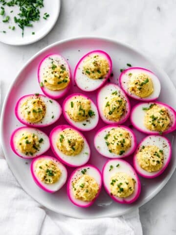 Beet Pickled Deviled Eggs Recipe
