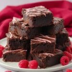 Valentine's Day Raspberry Brownies Recipe