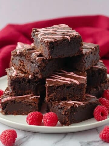 Valentine's Day Raspberry Brownies Recipe