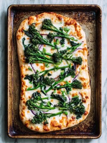 Broccolini and Red Onion Pizza Recipe