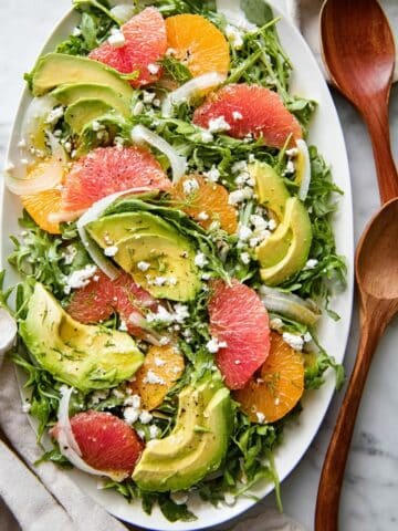 Avocado Fennel Citrus Salad with Sweet Onion Vinaigrette Recipe