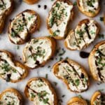 White Bean Crostini with Thyme and Balsamic Recipe