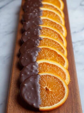 Chocolate Dipped Candied Orange Slices Recipe