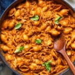 One-Pot Creamy Beef and Shells Recipe