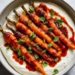 Harissa Roasted Carrots with Whipped Feta Recipe