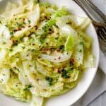 Buttery Steamed Cabbage Recipe