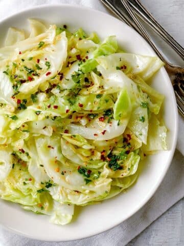 Buttery Steamed Cabbage Recipe