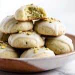 Pistachio Drop Cookies with Brown Butter Icing Recipe
