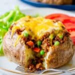 Shepherd's Pie Stuffed Baked Potatoes Recipe
