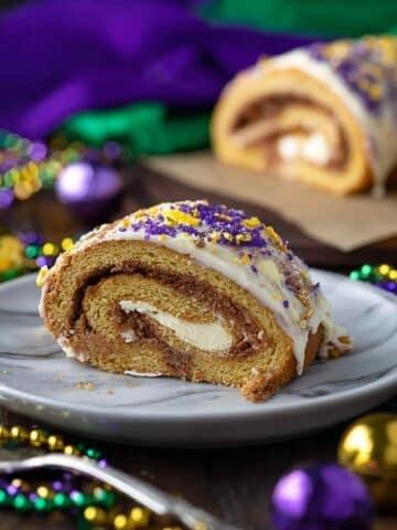 Cream Cheese Stuffed King Cake Recipe