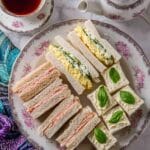 Afternoon Tea Sandwiches (Cucumber, Egg and Cress, Smoked Salmon) Recipe