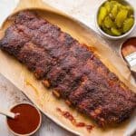 Baked St. Louis-Style Ribs with Homemade Barbecue Sauce Recipe
