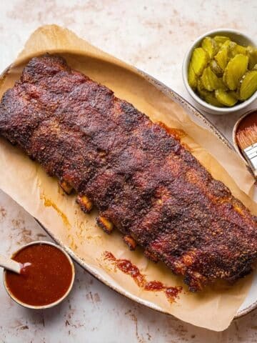 Baked St. Louis-Style Ribs with Homemade Barbecue Sauce Recipe