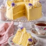 Lemon Cake with Cream Cheese Frosting Recipe