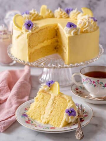 Lemon Cake with Cream Cheese Frosting Recipe